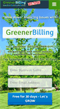 Mobile Screenshot of greenerbilling.com